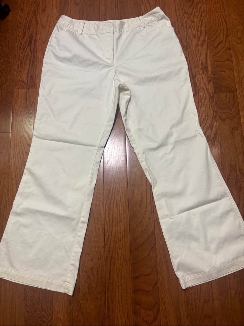 Worthington Cream Wide-Leg Trousers